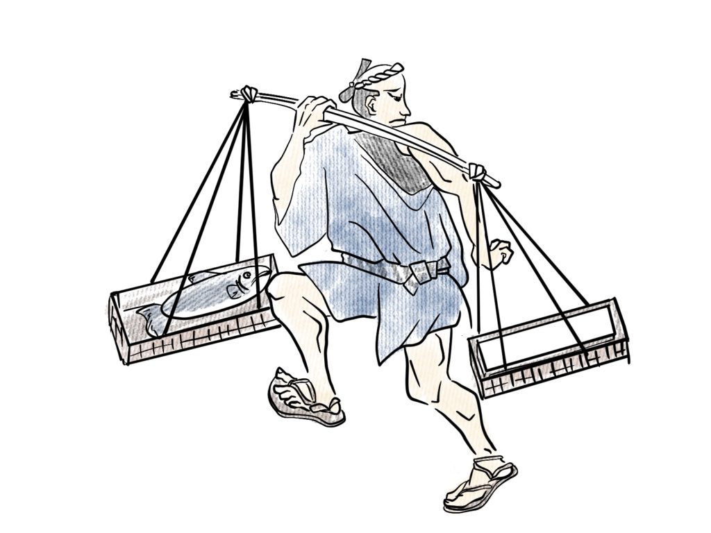 江戸時代の行商人