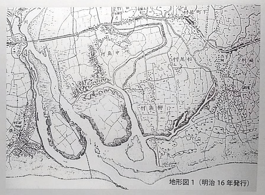 明治時代の相模川地図