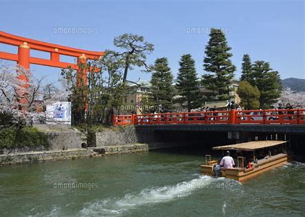 十石舟からの平安神宮