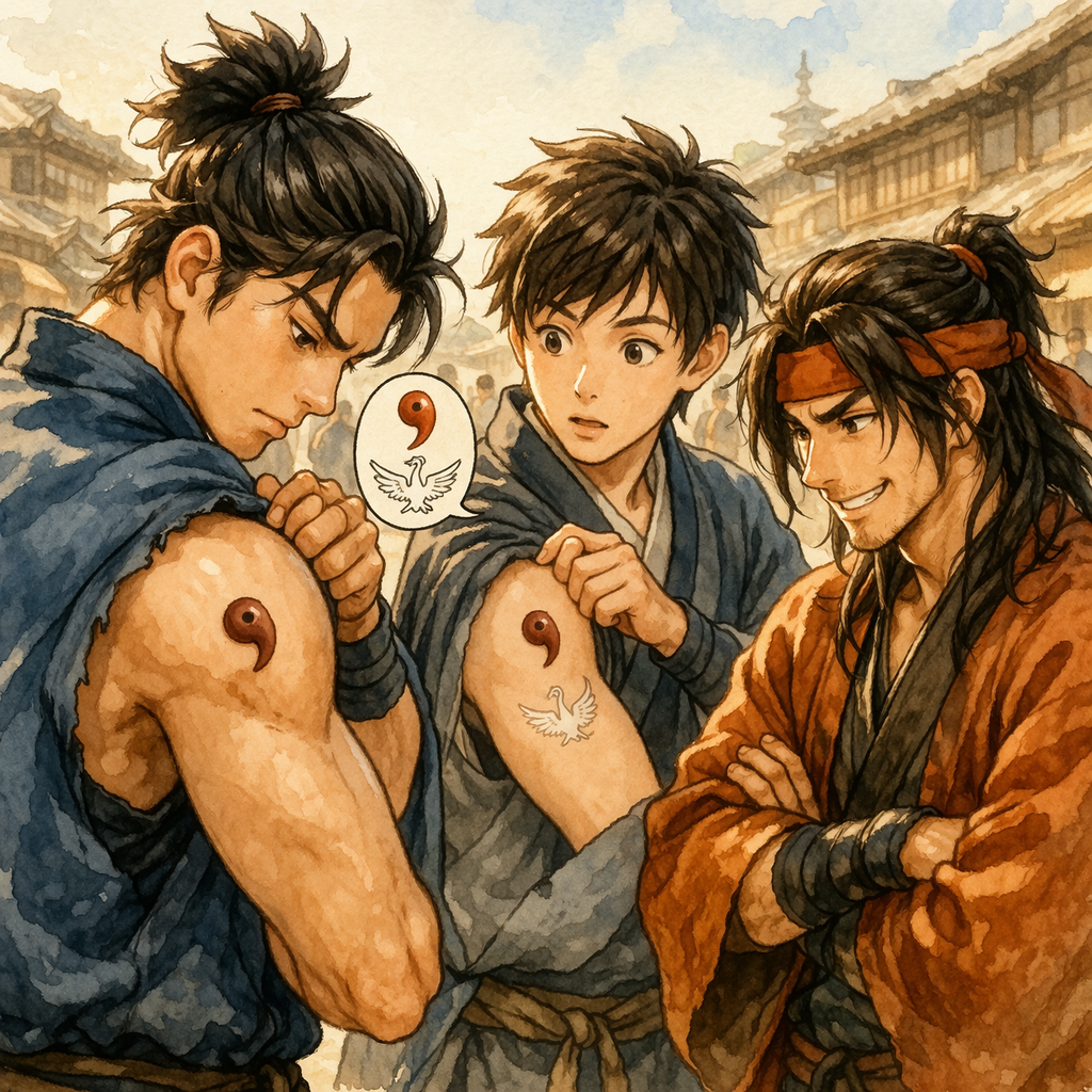 創作小説の挿絵